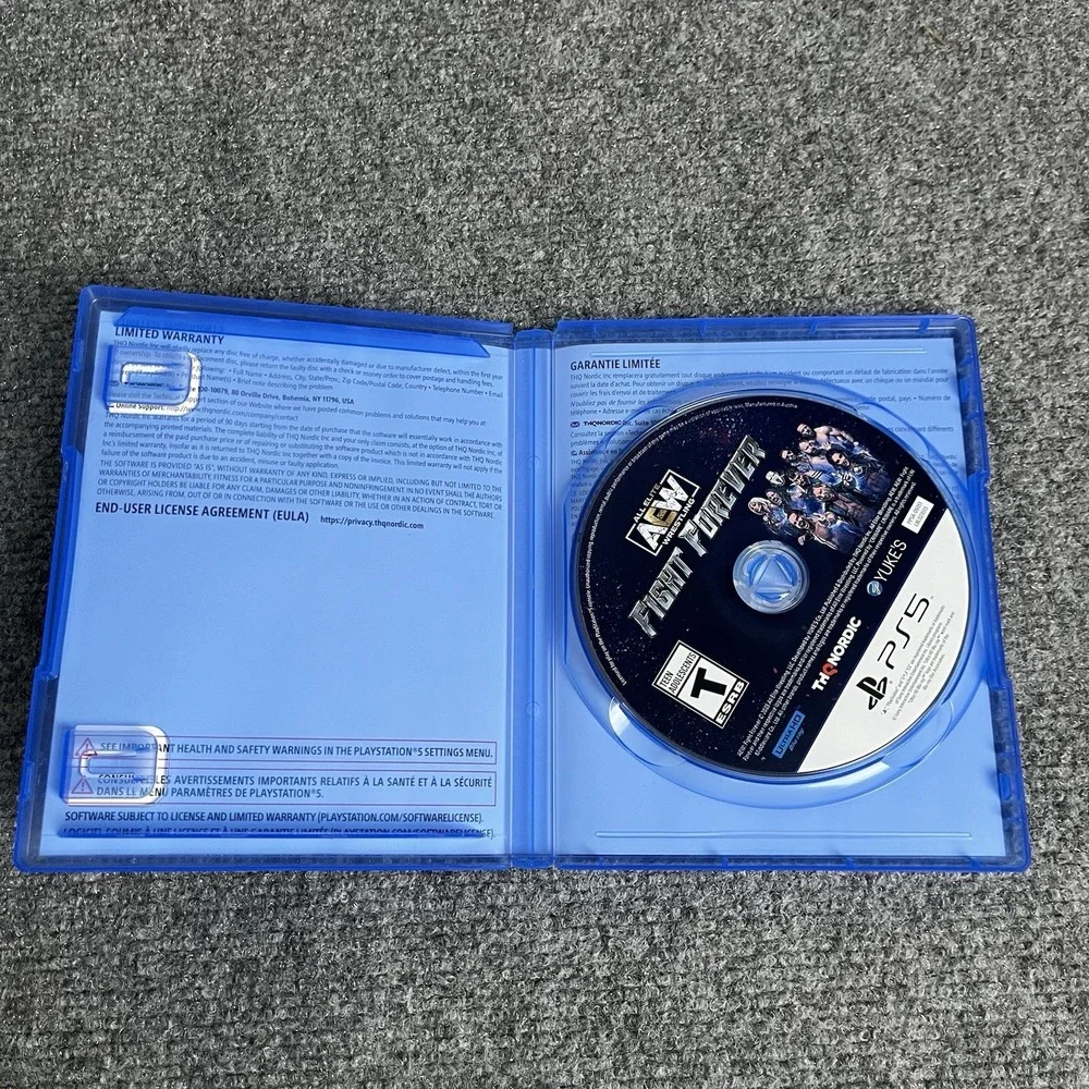 AEW Fight Forever PS5 THQ Nordic Wrestling‎ Arcade Multiplayer Action Video Game